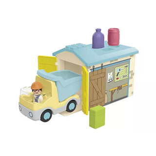 Playmobil 71686 junior werkman met sorteergarage