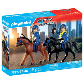 Playmobil 71877 politie te paard | 2 stuks