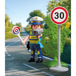 Playmobil specials politieagent met snelheidsradar - 72029