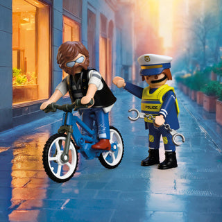 Playmobil 72076, politieagent en crimineel, actie avontuur, 4 jaar, meerkleurig, kunststof