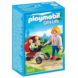 Playmobil 5573 tweelingkinderwagen