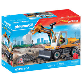 Playmobil action heroes grote graafmachine - 71749