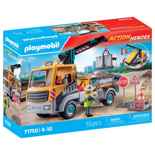 Playmobil 71750 vrachtwagen met kraan