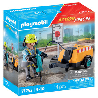 Playmobil action heroes bouwvakker - 71752