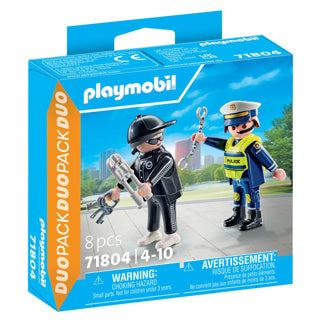 Playmobil 71804 politieman en inbreker | 2 stuks