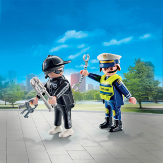Playmobil 71804 politieman en inbreker | 2 stuks
