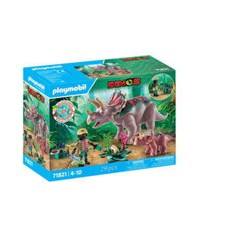Playmobil 71821 Triceratops-familie