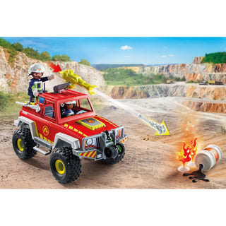 Playmobil action heroes brandweerwagen - 71824