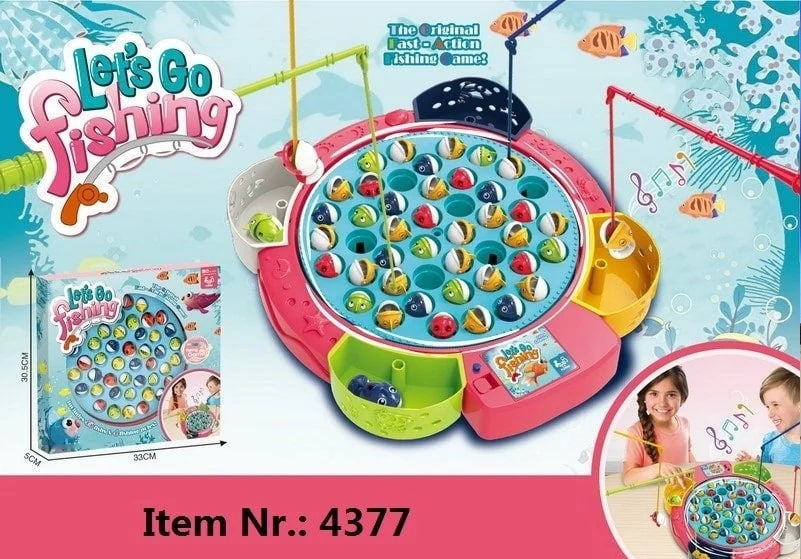 Jonotoys visspel liet apos;s gaan vissen met 45 visjes