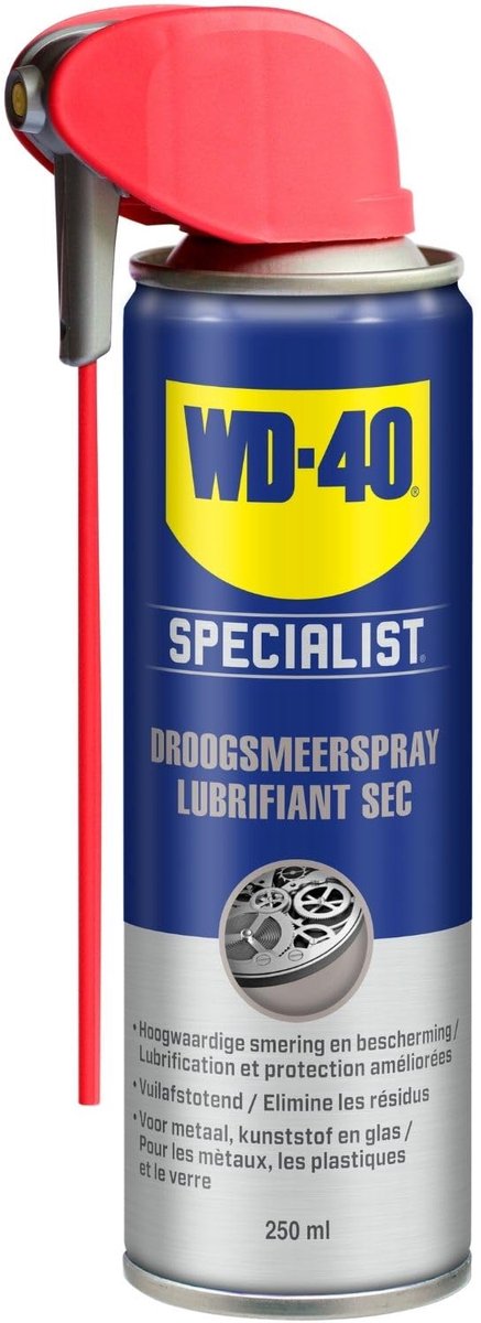 WD40 Specialist Droogsmeerspray met PTFE 250ml