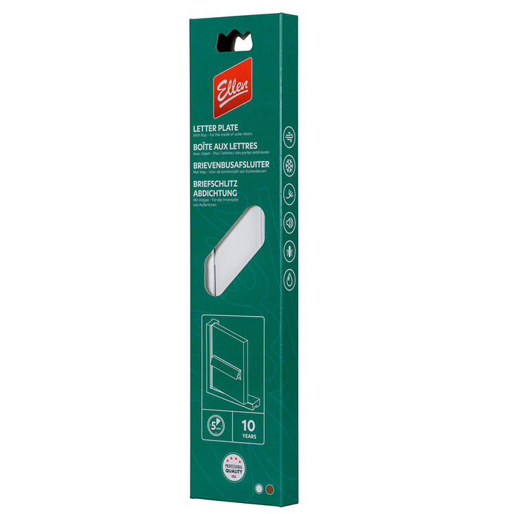 Ellen 1071695 - letter pl. bas.lid white | 1 stuks
