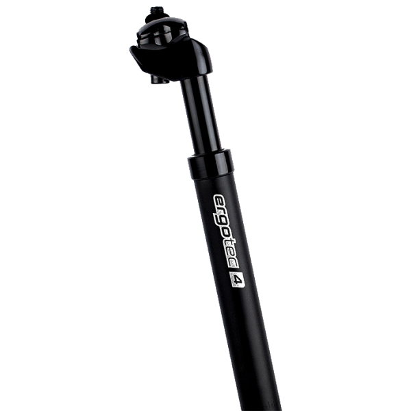 Ergotec zadelpen verend sp-4.0 ø27.2 350 mm - zwart