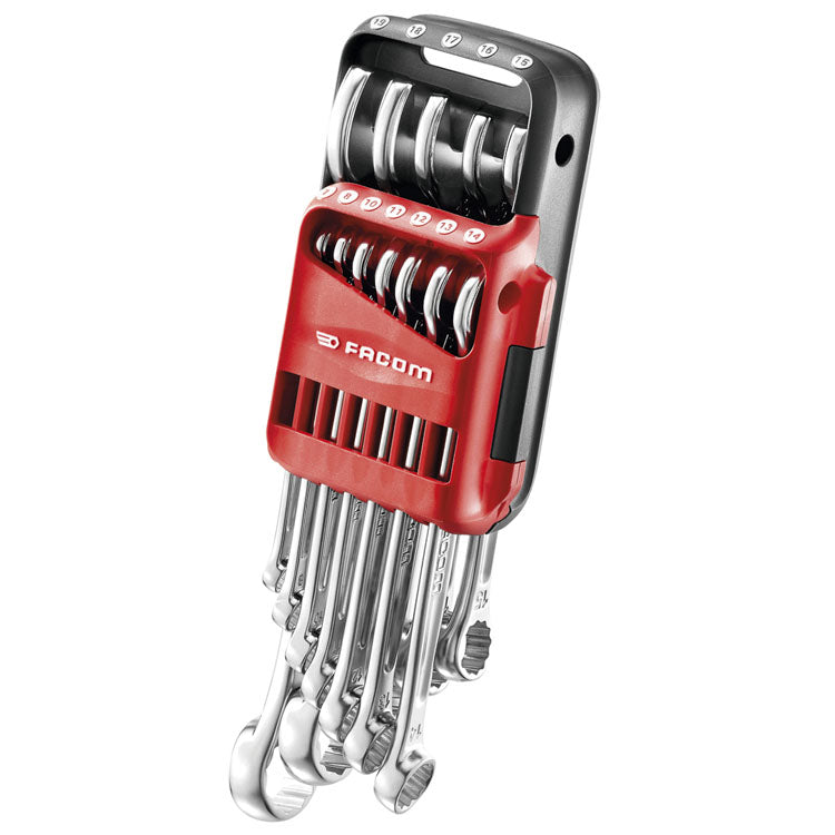 Facom 440 - set metrische ringsteeksleutels in houder - 440.jp12apb