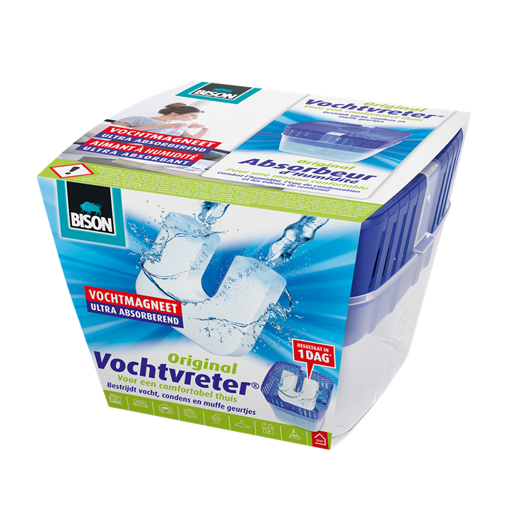 Bison 1063337 - vochtvreter dev 450g | 3 stuks