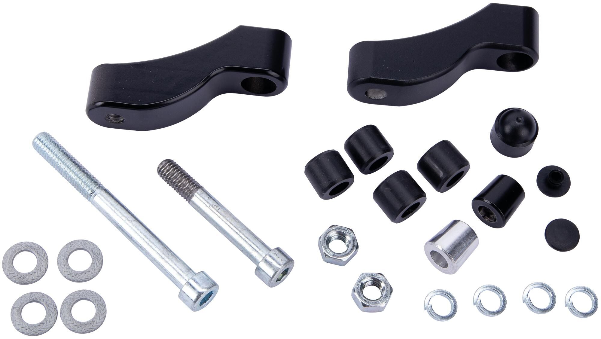 Spec-x spiegelverlenging adapter handlebar spgl sp black