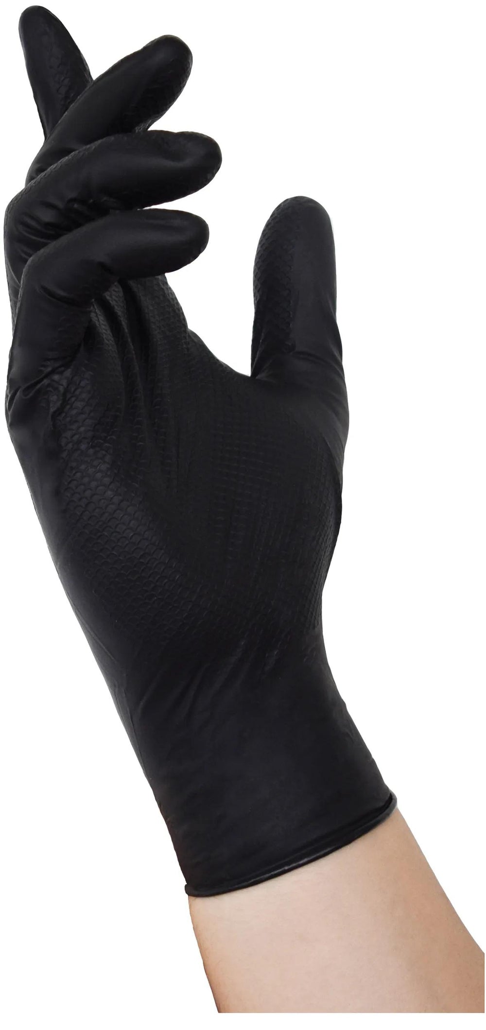 Nitras safety nitril gloves gr. xl black tough grip n 50st