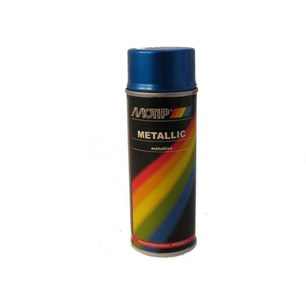 Motip spuitbus 400ml metallic-blauw