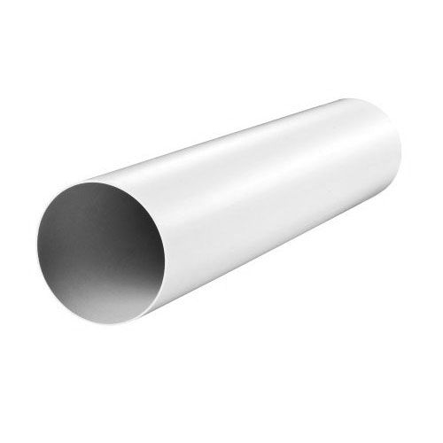 Conduit rond 125 mm tube d'air 100 cm