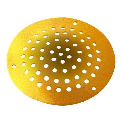 Haan rond staal goudkleurig 50 mm