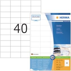 Etiketten herma