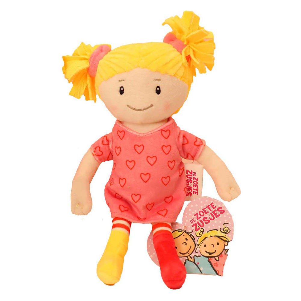 De zoete zusjes pluchen knuffel janna - 25cm