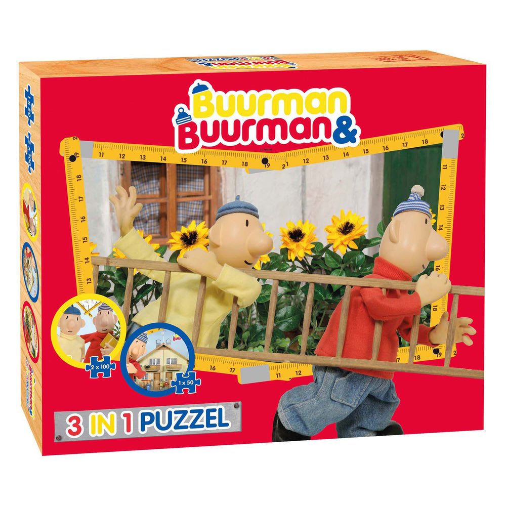 Buurman en buurman puzzel 3in1