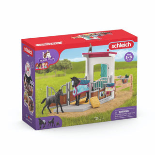 Schleich horse club paardenbox met merrie en veulen - 42611