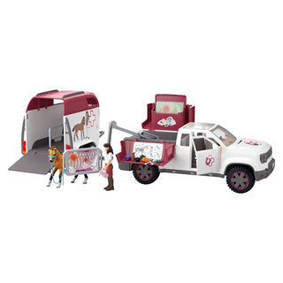 Schleich 42704 mobiele dierenarts met aanhanger