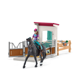 Schleich paardenclub paardenbox met lisa en storm 42709