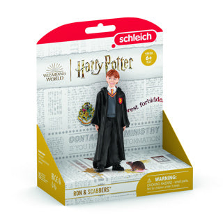 Schleich harry potter - ron wemel en schurfie speelfiguur