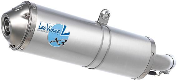 Leovince geluiddemper x3 atv quad schalld leo slipon lv-x alu