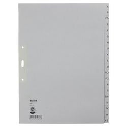 Tabbladen leitz grijs a t m z 20 tabs a4