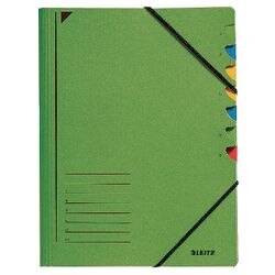 Sorteermap leitz groen karton a4