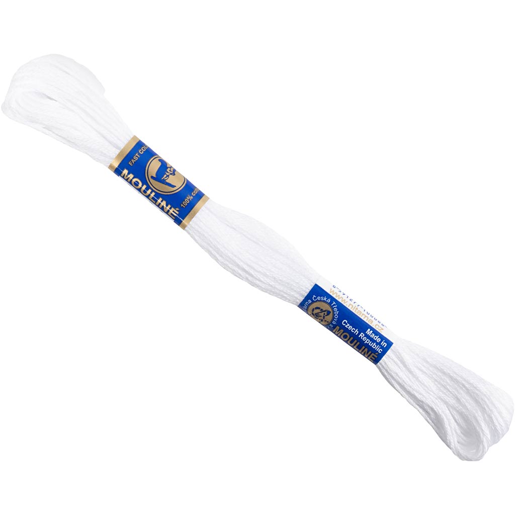 Creativ company borduurgaren, wit, 12x8 m 1 doos