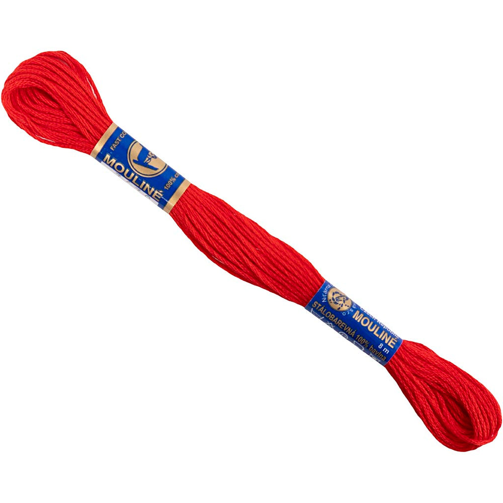 Creatief bedrijf borduurgaren rood, 8m