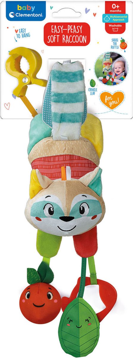 Clementoni Baby - Easy-Peasy Zacht Wasbeer
