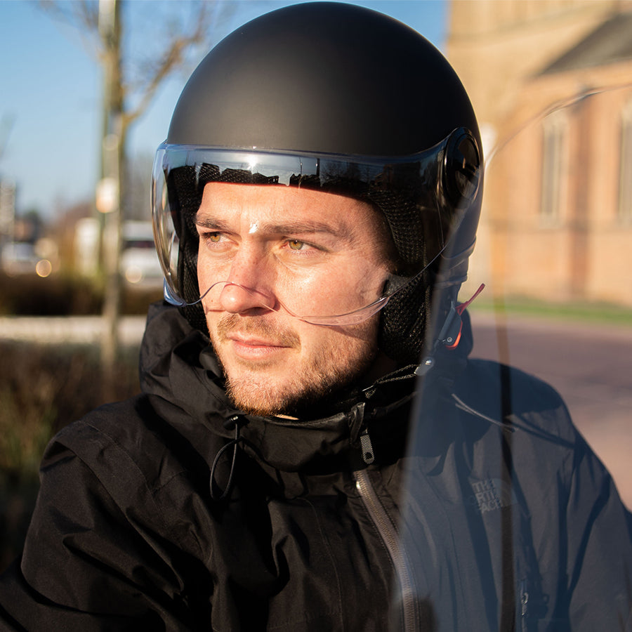 protect urban casque m pour scooter et vélo marque de qualité ece noir