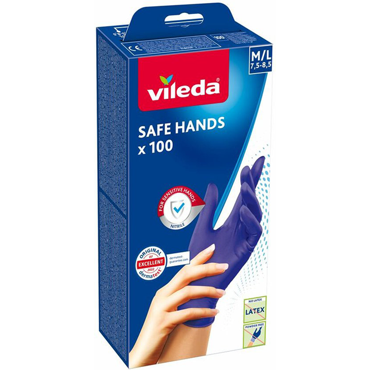 Vileda handschoen veilige handen x100