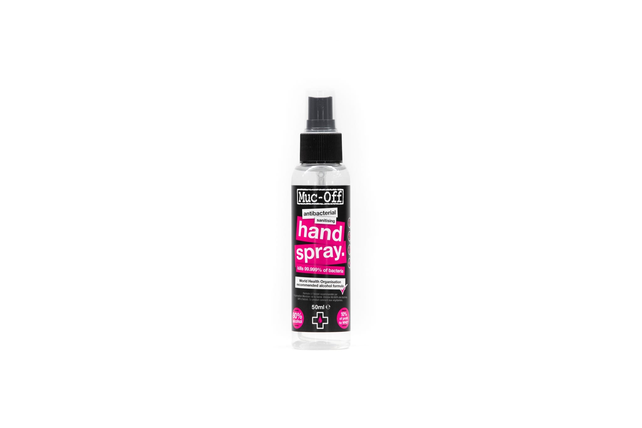 Ty muc-off antibacteriele handspray 50ml