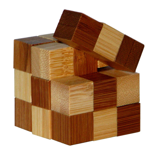 Eureka 3D Bamboo Brain Puzzle Snake Cubes