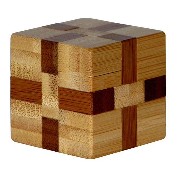 Eureka 3D Bamboo Brainteaser Cube