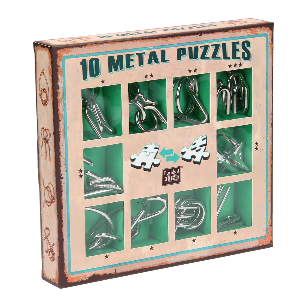 Eureka breinpuzzelset groen, 10st.