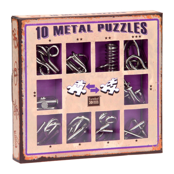 Eureka brain puzzle set purple, 10 pcs.