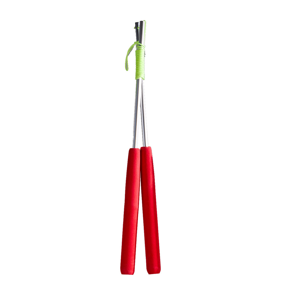 Eureka aluminium diabolo stokken - rood