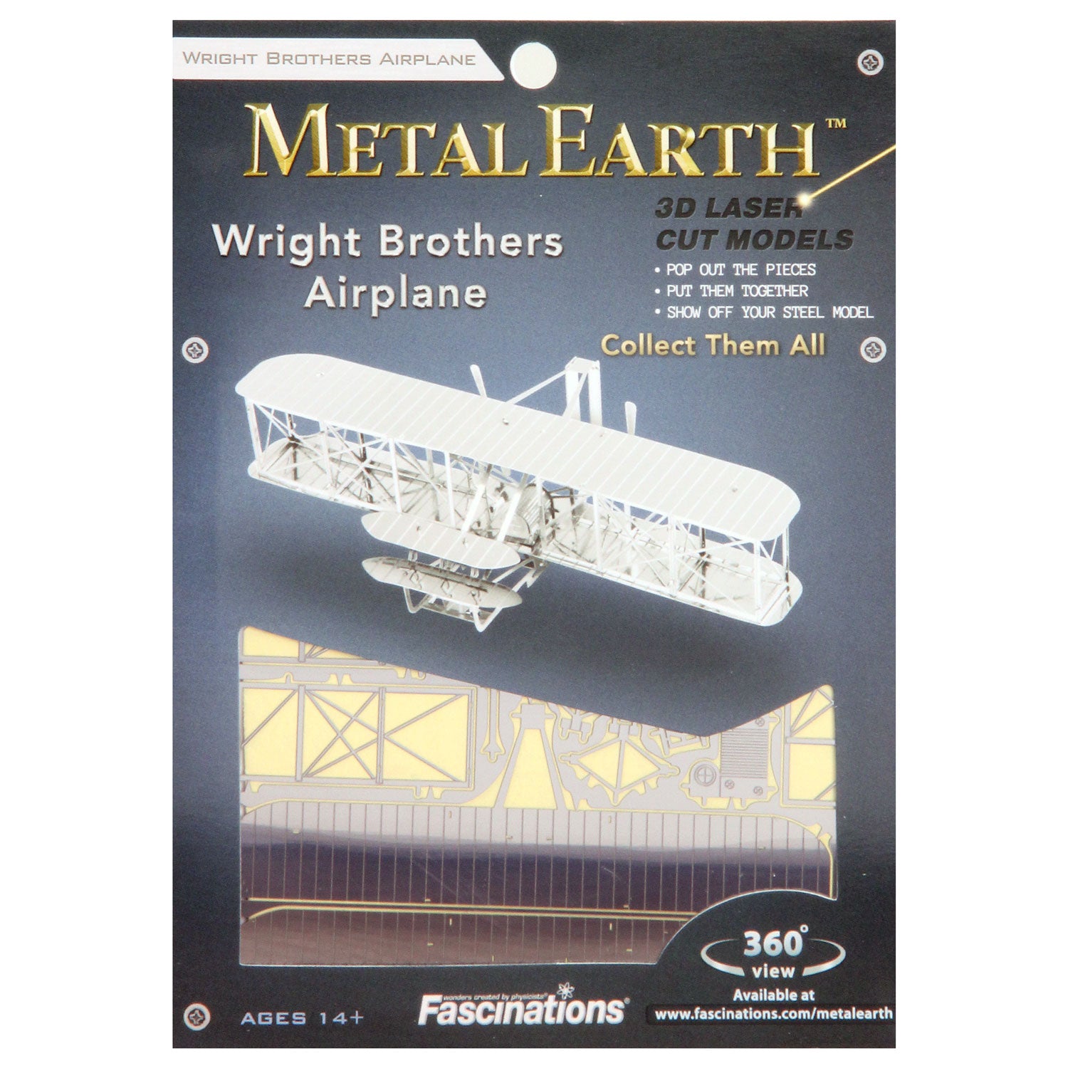 Eureka Metal Earth Wright Brothers Vliegtuig