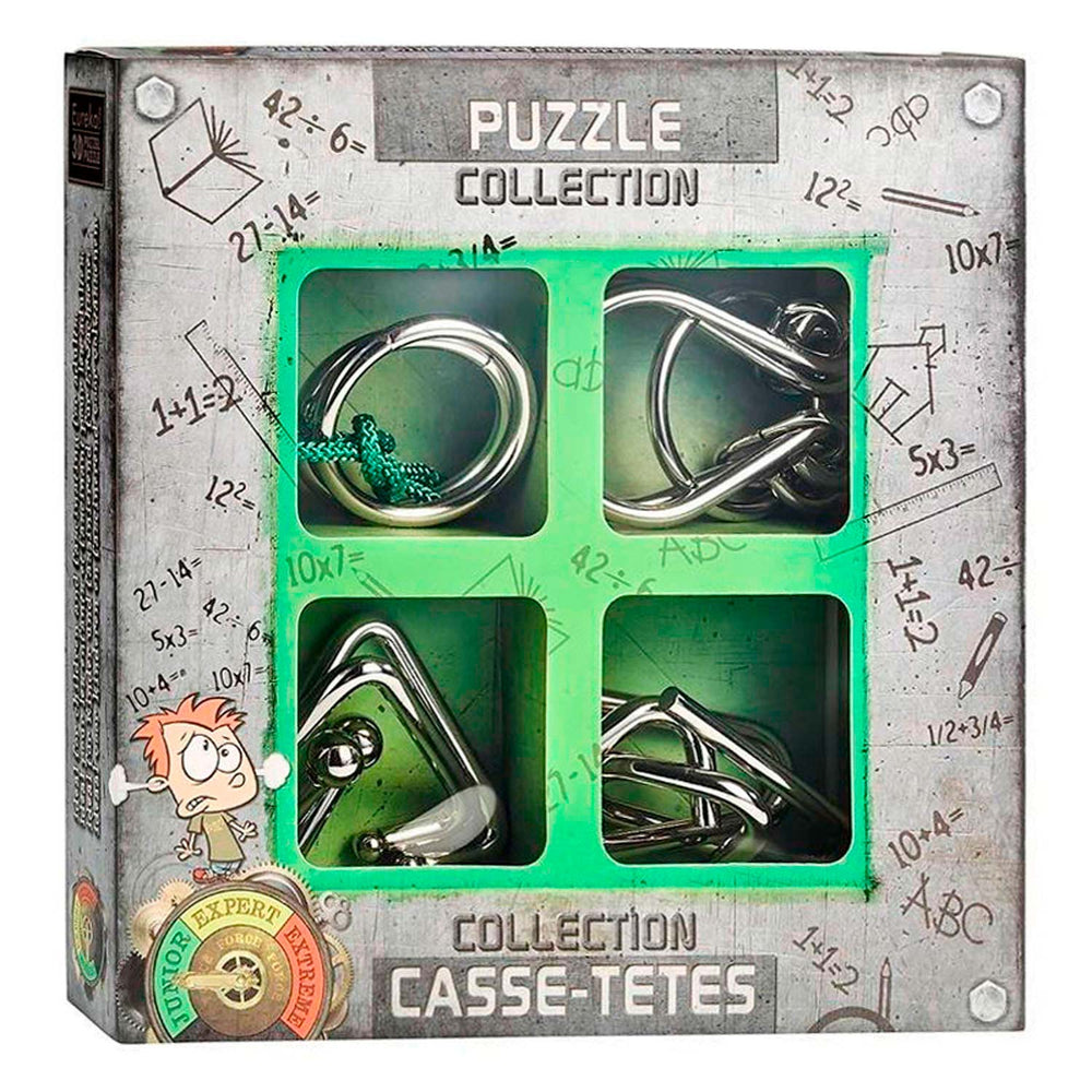 Metalen Breinpuzzels Junior, 4e.