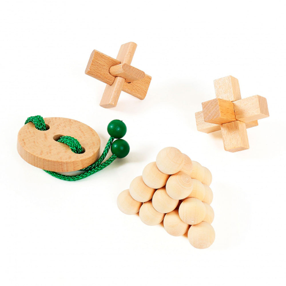 Eureka Houten Breinpuzzels Junior, 4e.