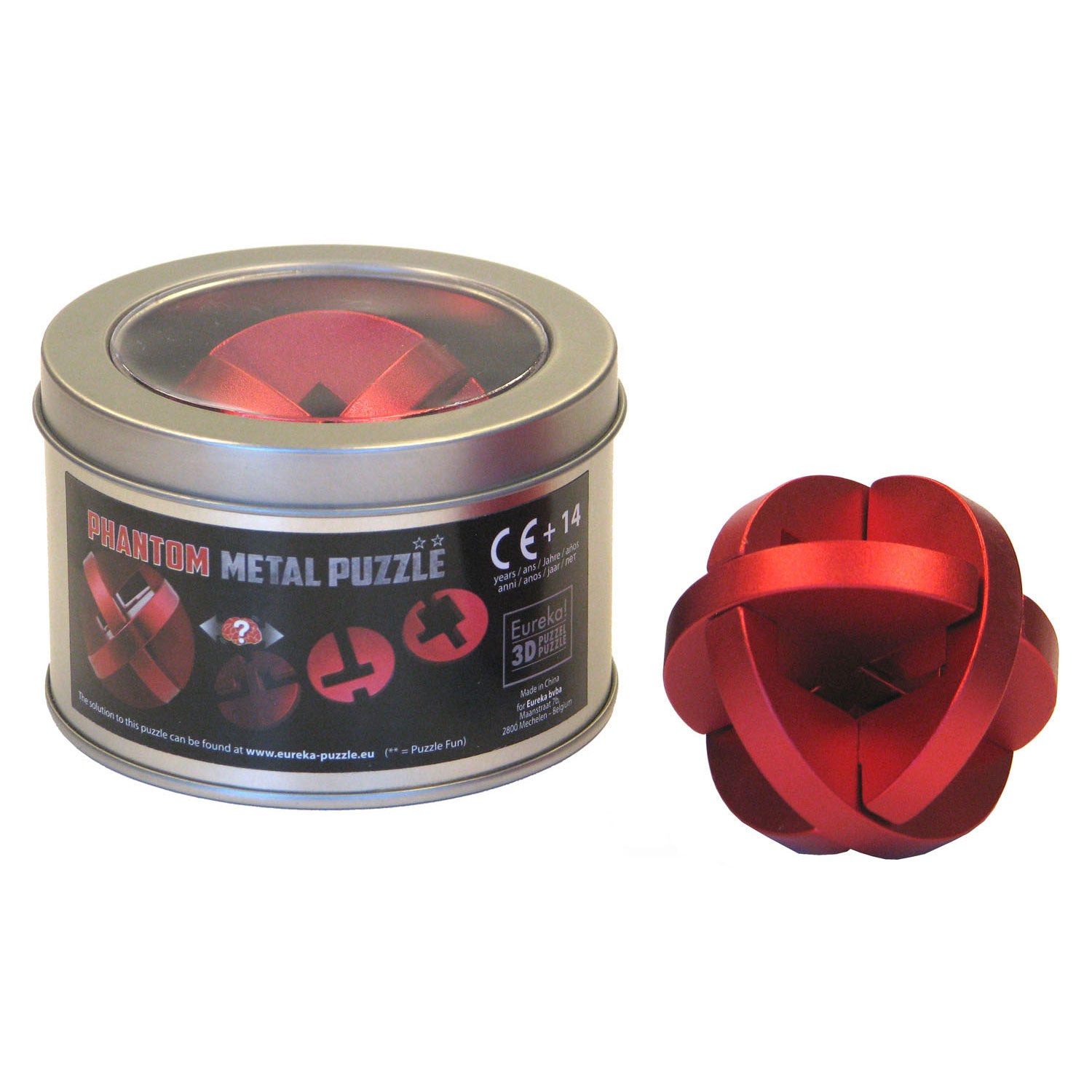 Breinpuzzel Metaal in Blik - Phantom**