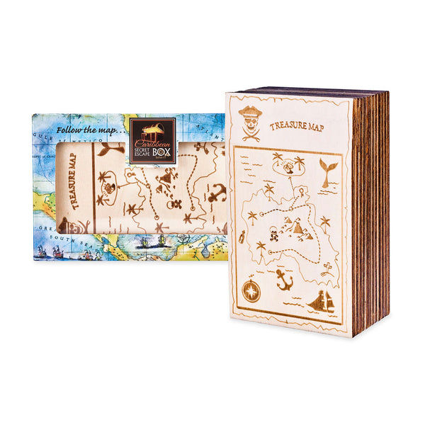 Eureka brain puzzle wooden escape box - caribbean ***