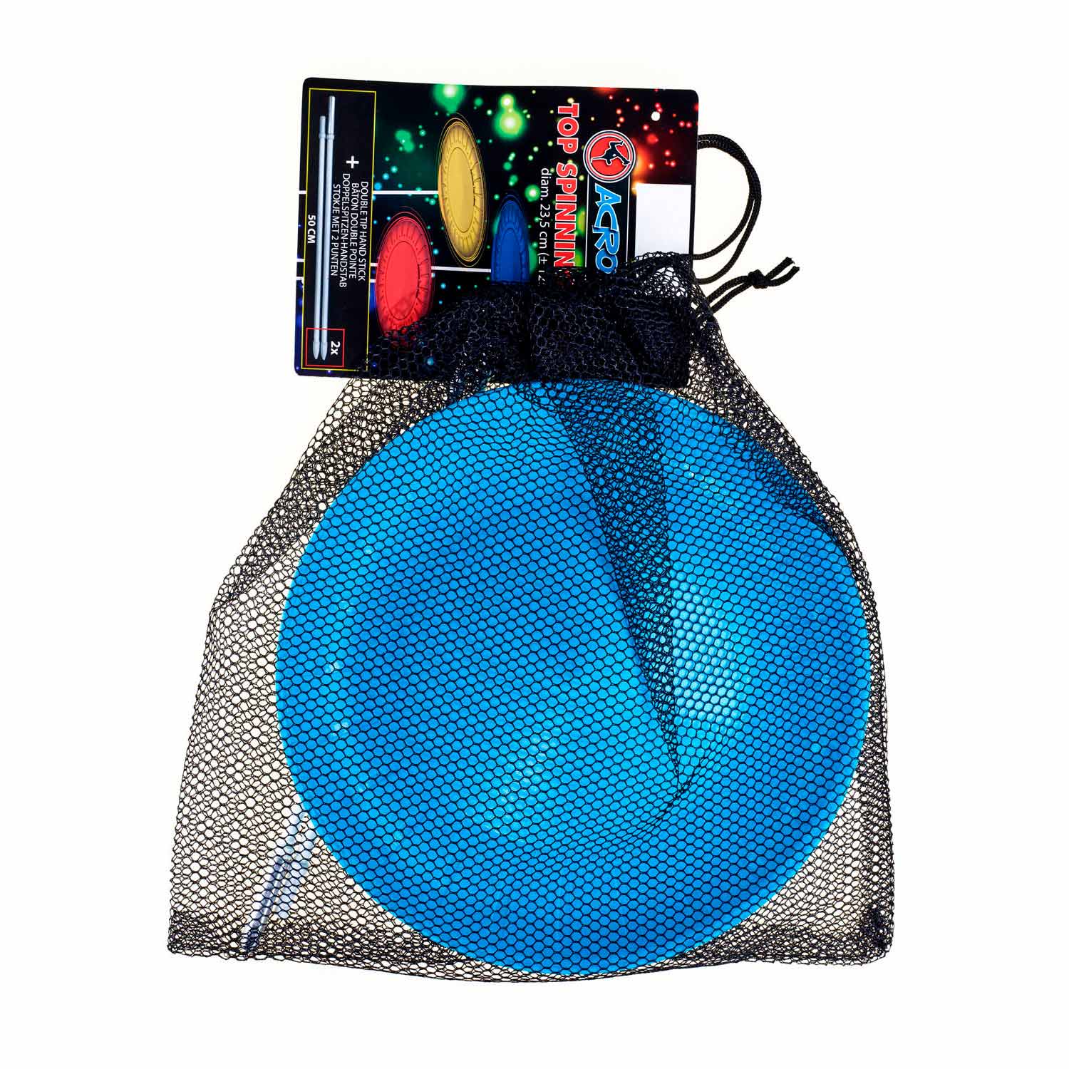 Eureka acrobat balancerbord met stok - lichtblauw